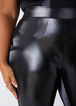 Striped Liquid Leggings, Black image number 2