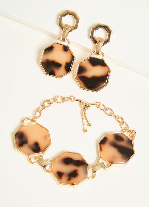 Tortoiseshell Bracelet Set, TORT image number 0