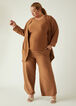 Honeycomb Knit Wide Leg Pants, Tan image number 0