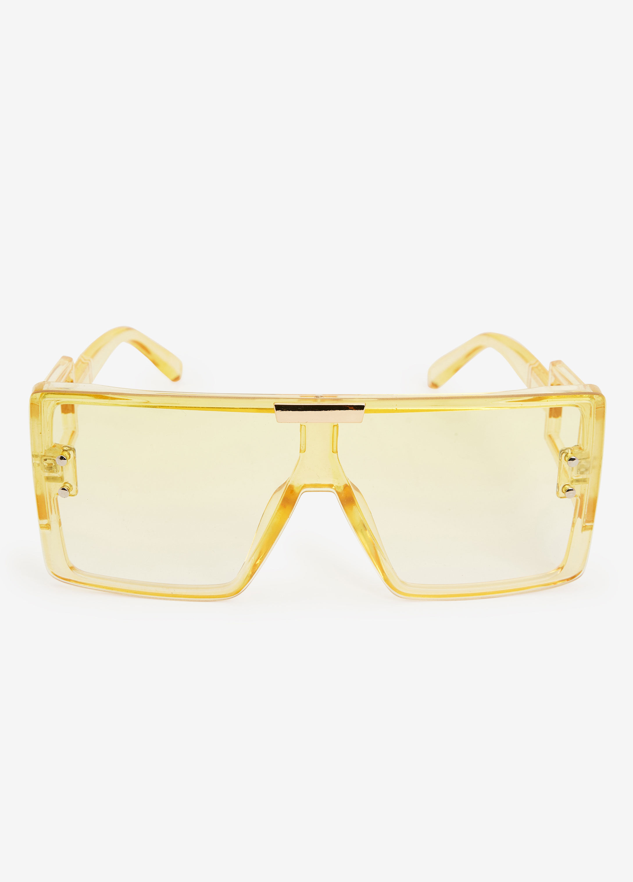 yellow shield sunglasses