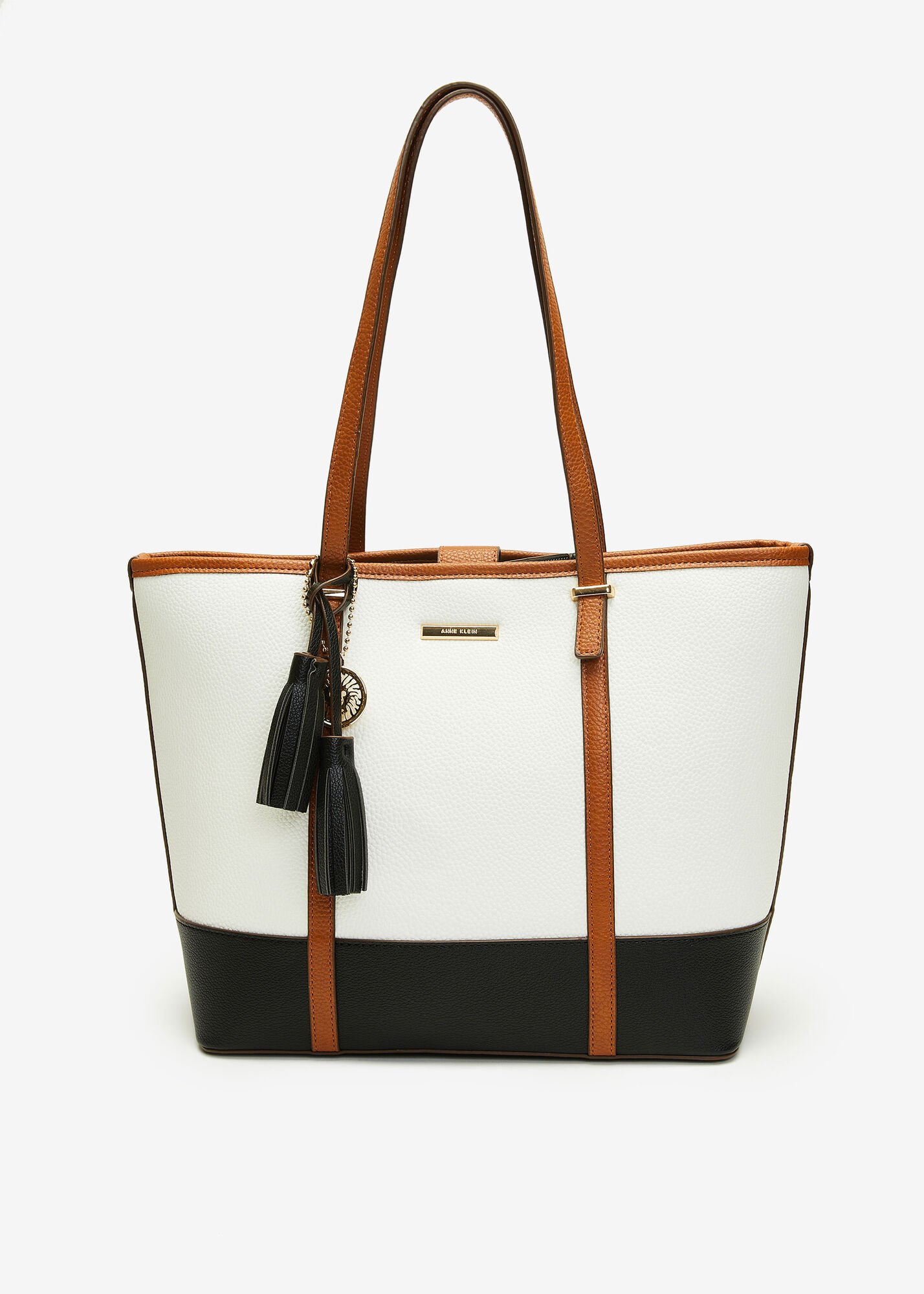 Fashion Color Block Tote Bag, Casual Simple Pu Leather Crossbody