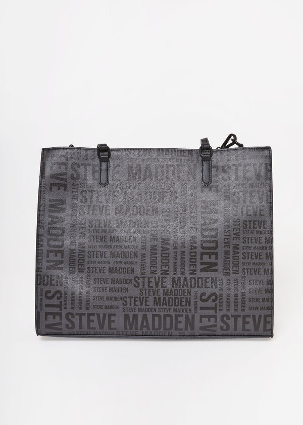 Steve Madden BLivia Logo Tote, Black image number 1