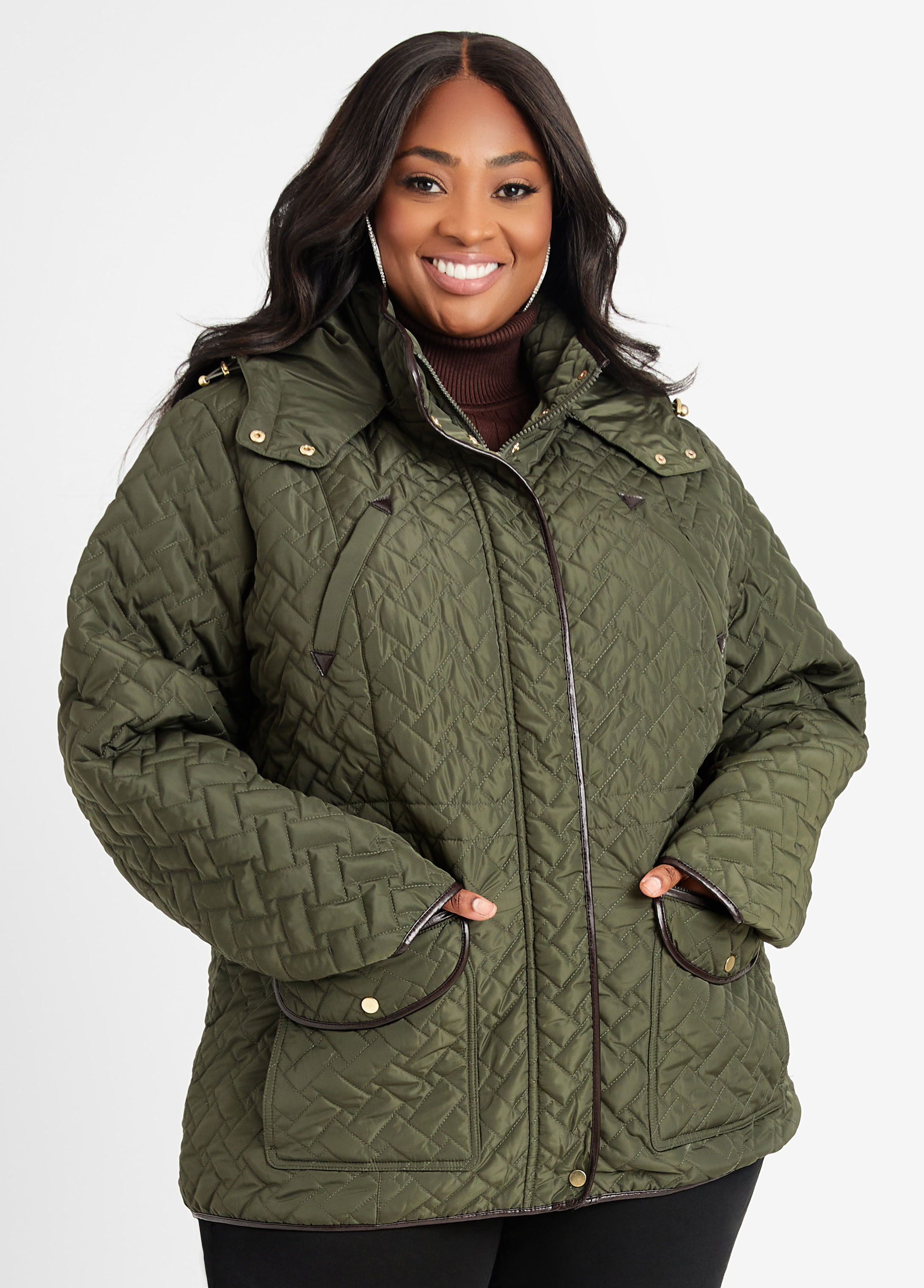 women's weathercast quilted jacket