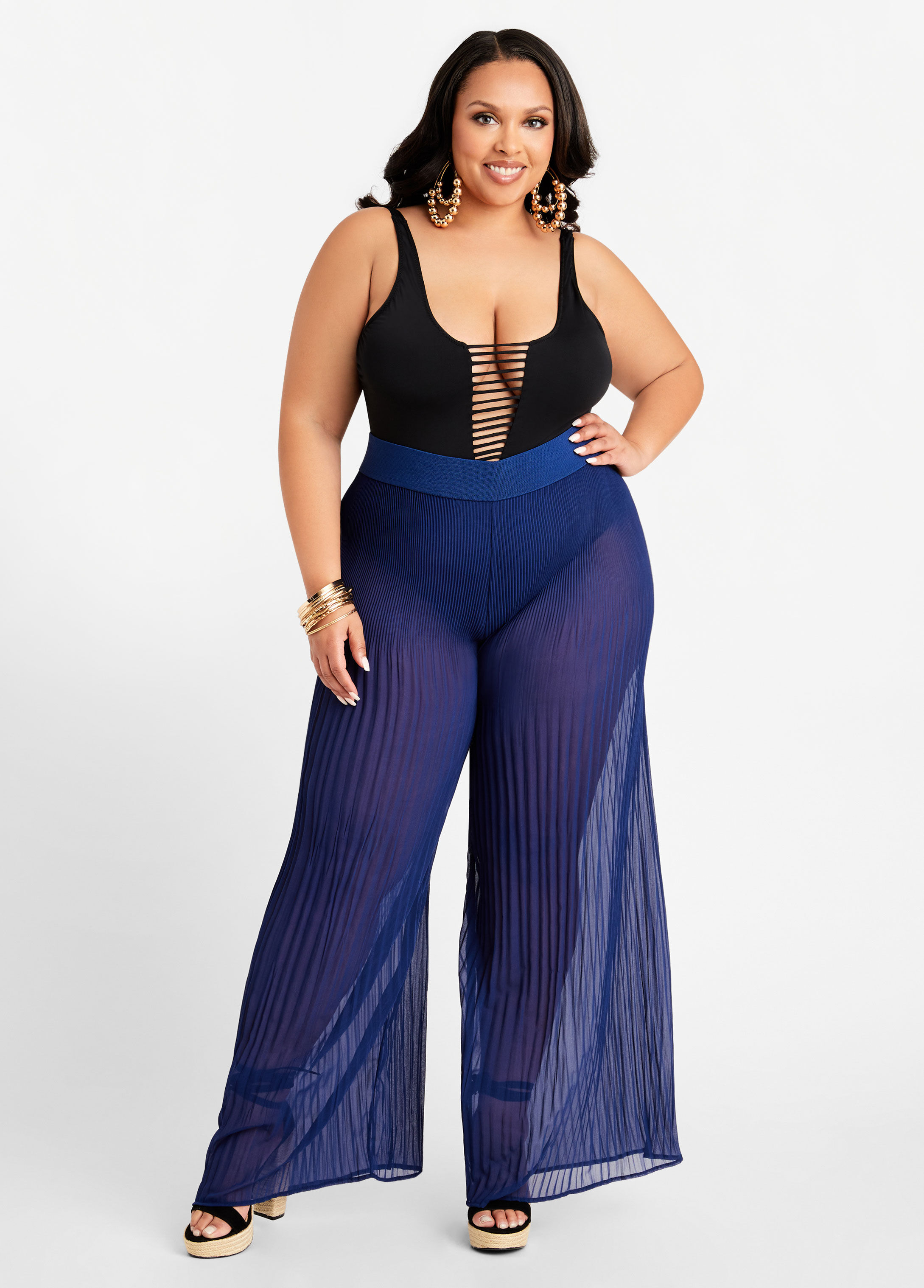 plus size swim clearance