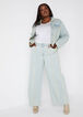 Frayed Wide Leg Jeans, Lt Sky Blue image number 0