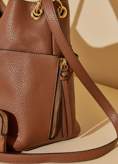 Steve Madden BKolt Satchel, Brown image number 5