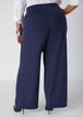 High Rise Ponte Wide Leg Pants, Peacoat image number 1