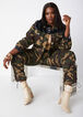 Paneled Camo Denim Cropped Jacket, Multi image number 2