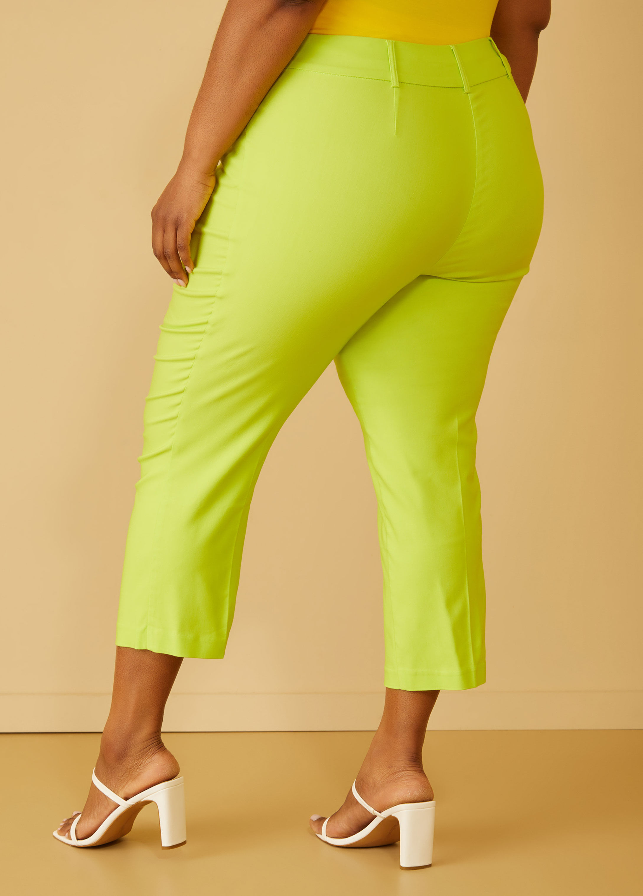 Buy Comfy Cotton Olive Green Plus Size Capris Pants For Women Online In  India By Cupidclothing's – Cupid Clothings