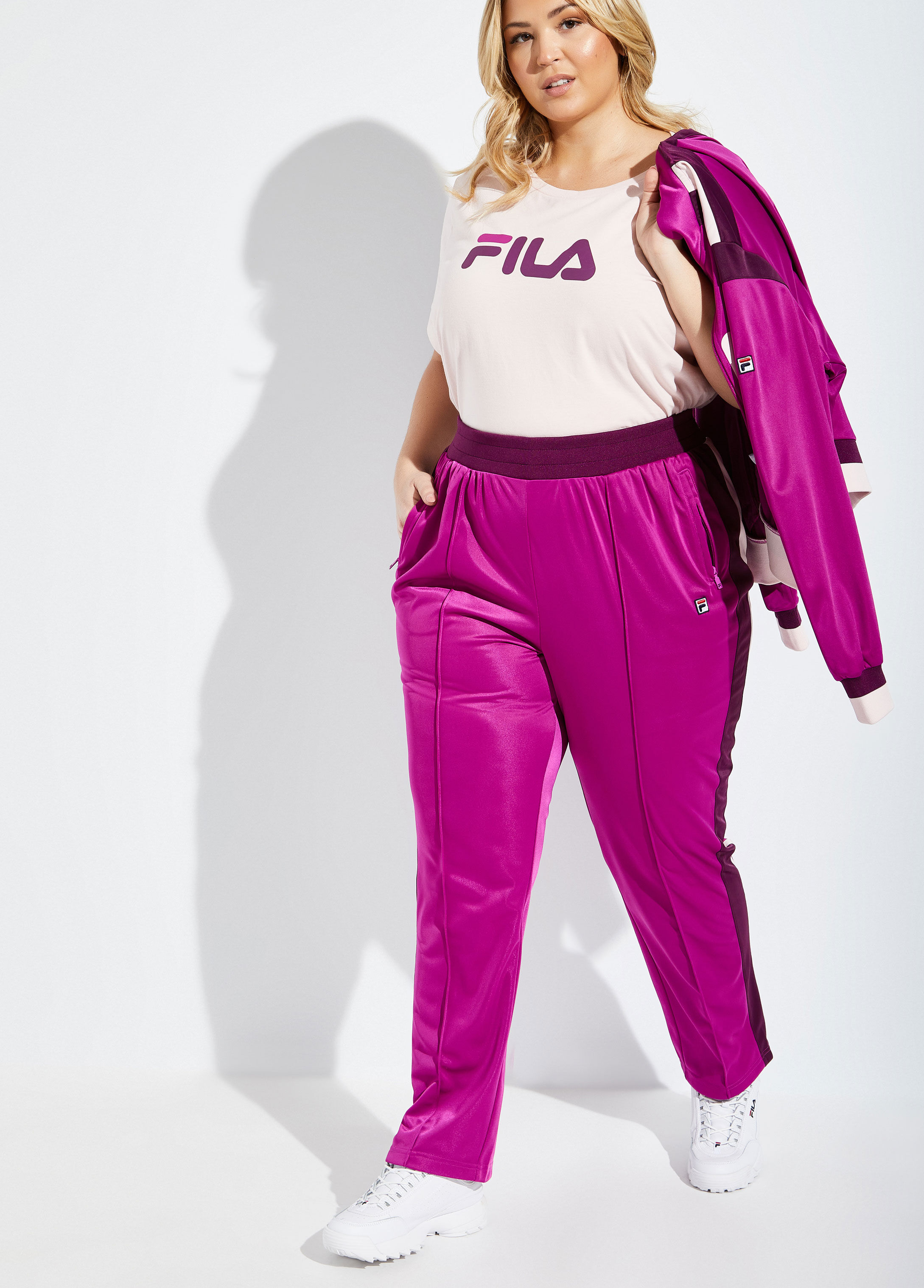 plus size fila jogging suits