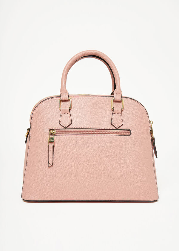 London Fog Apres Dome Satchel, Mauve image number 1