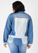 Colorblock Denim Trucker Jacket, Denim image number 1