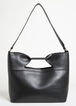 Bebe Ali Faux Leather Tote, Black image number 1