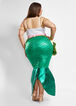 Alluring Sea Siren Halloween Costume, Green image number 1
