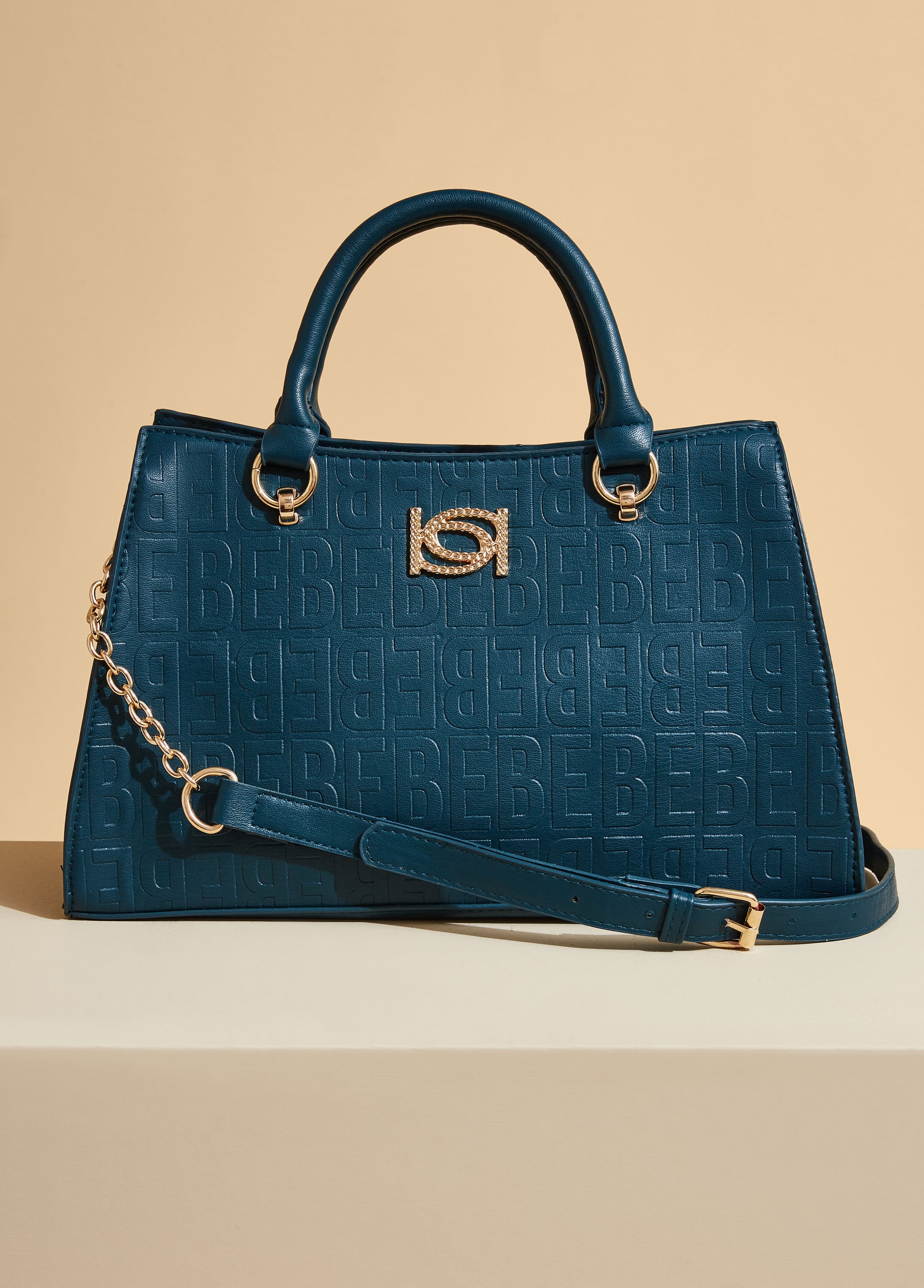 Bebe Christy Embossed Satchel