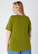 Sheila Gray Affirmations Tee, Olive image number 1