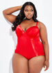 Medium Control Shapewear Bodysuit, Racing Red image number 0