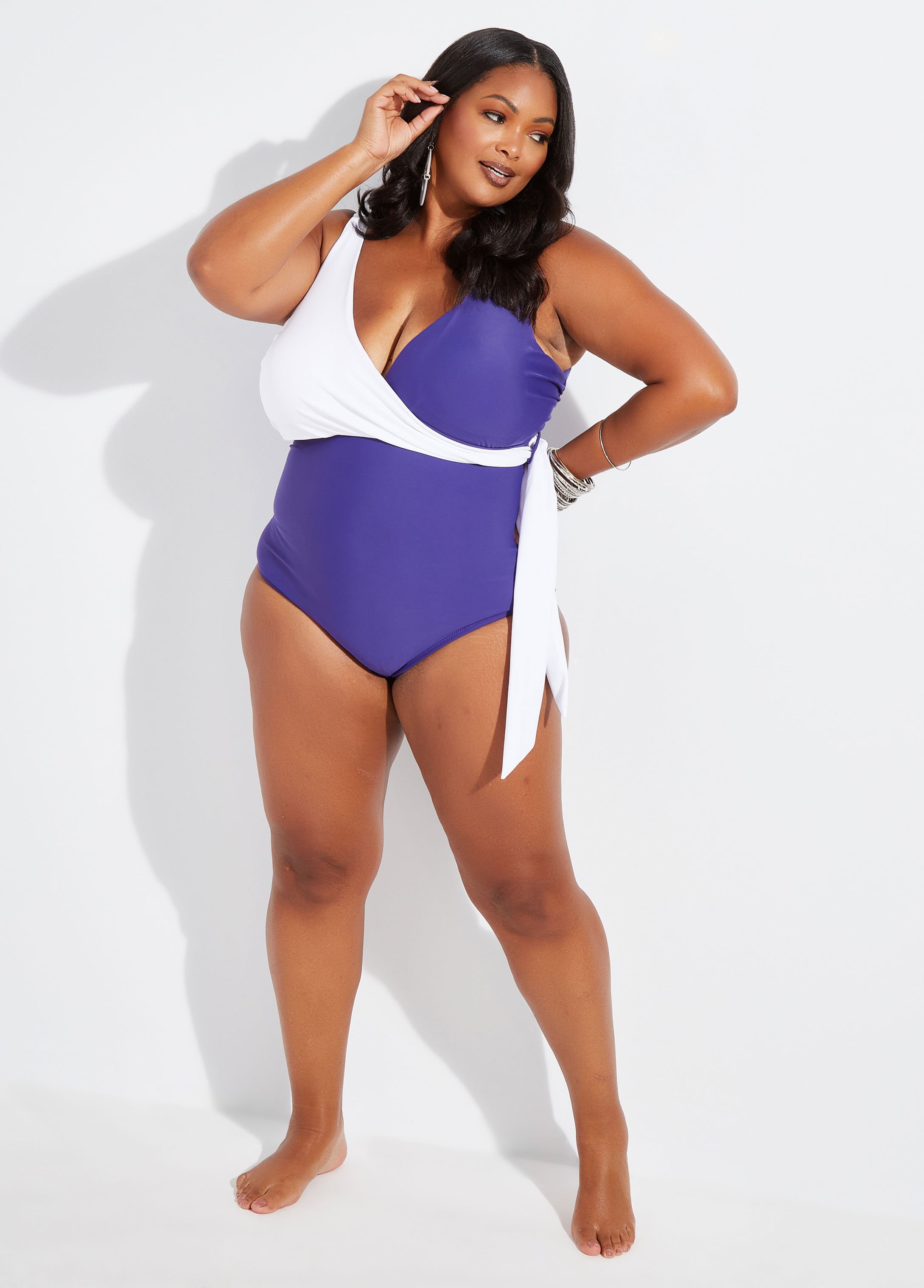 Plus Size swimsuit designer Raisin Curve one piece plus size