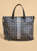 Nautica Logo Print Satchel, Black image number 0