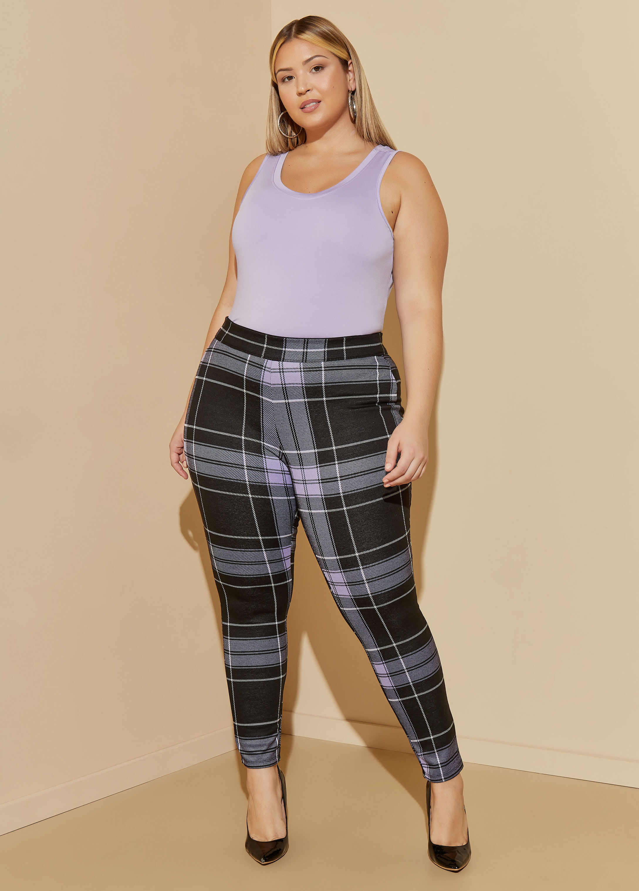 Checkered Leggings | Forever 21