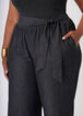 Chambray Bell Bottom Jumpsuit, Grey image number 2