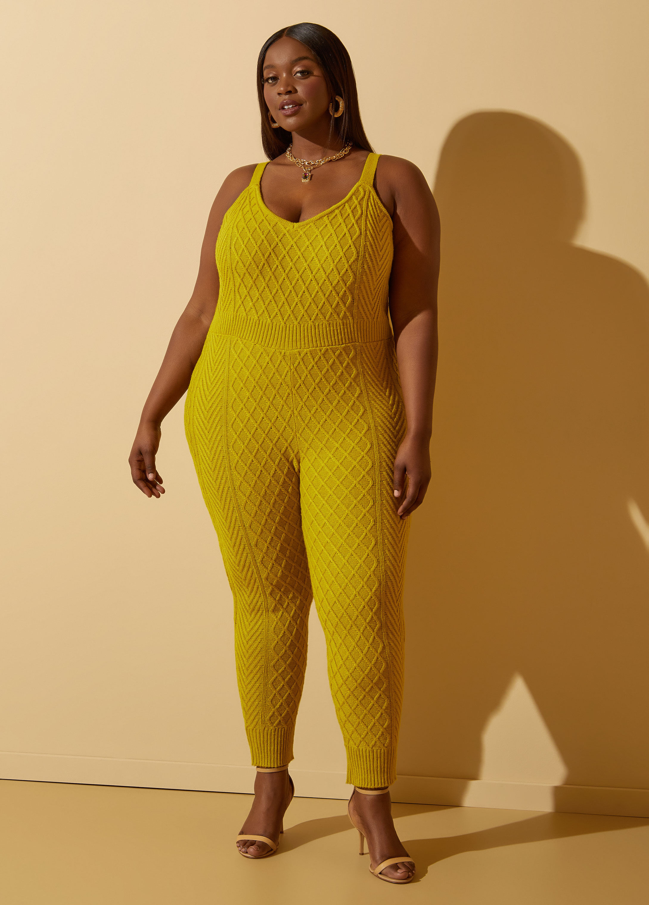 Plus size yellow outlet overalls