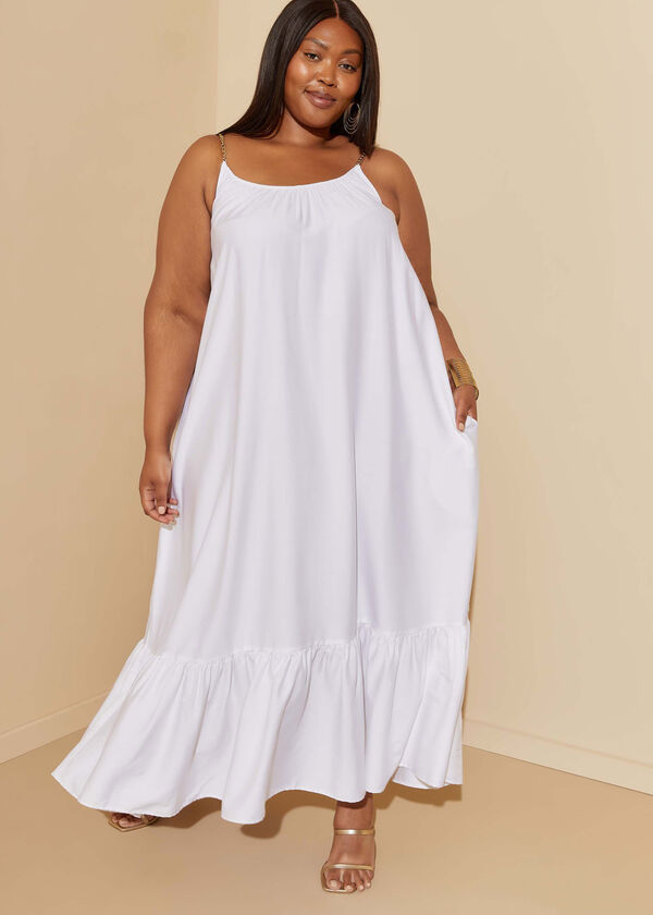 vant gødning legeplads Plus Size maxi dresses plus size white dress plus size sun dress