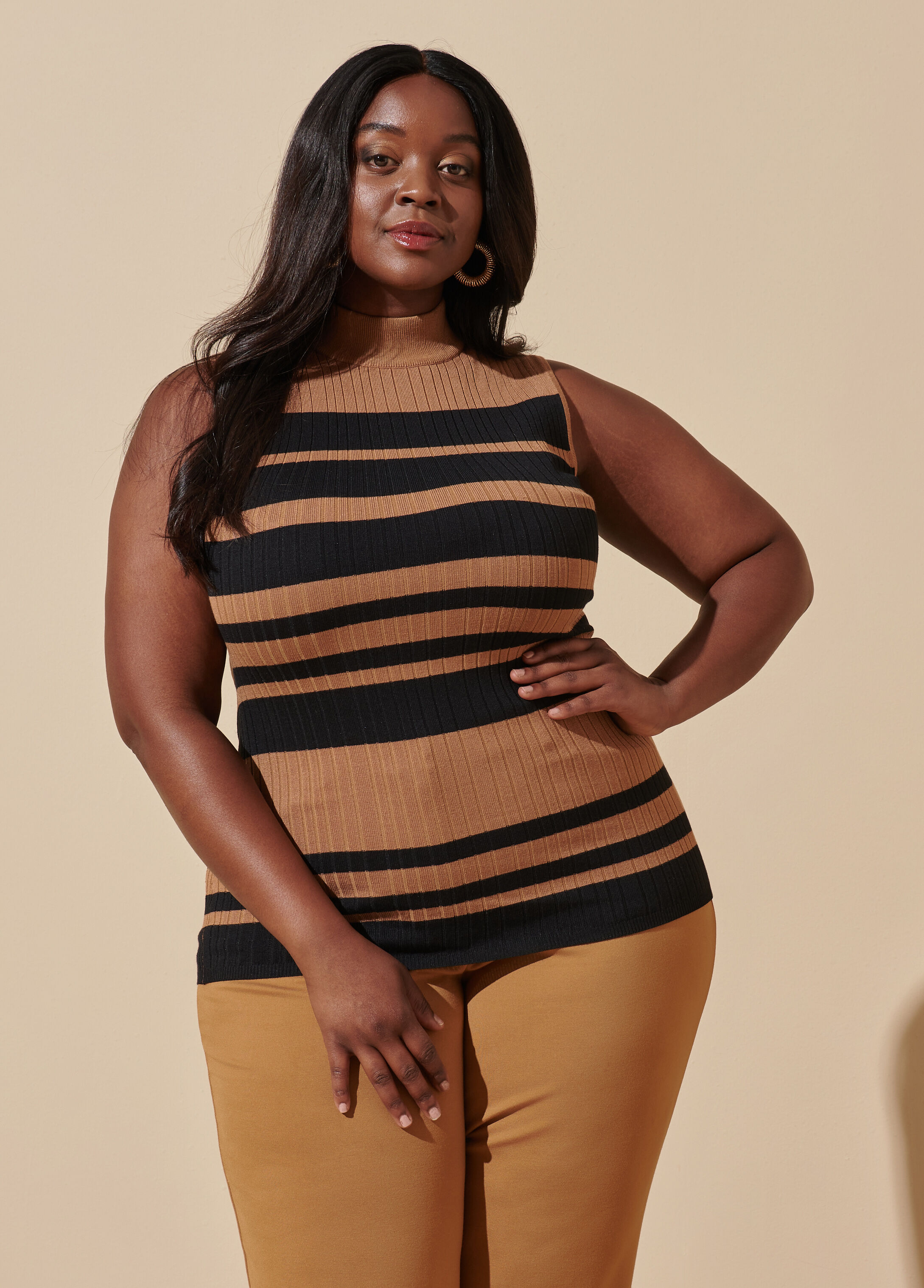 Plus size hotsell sleeveless turtleneck