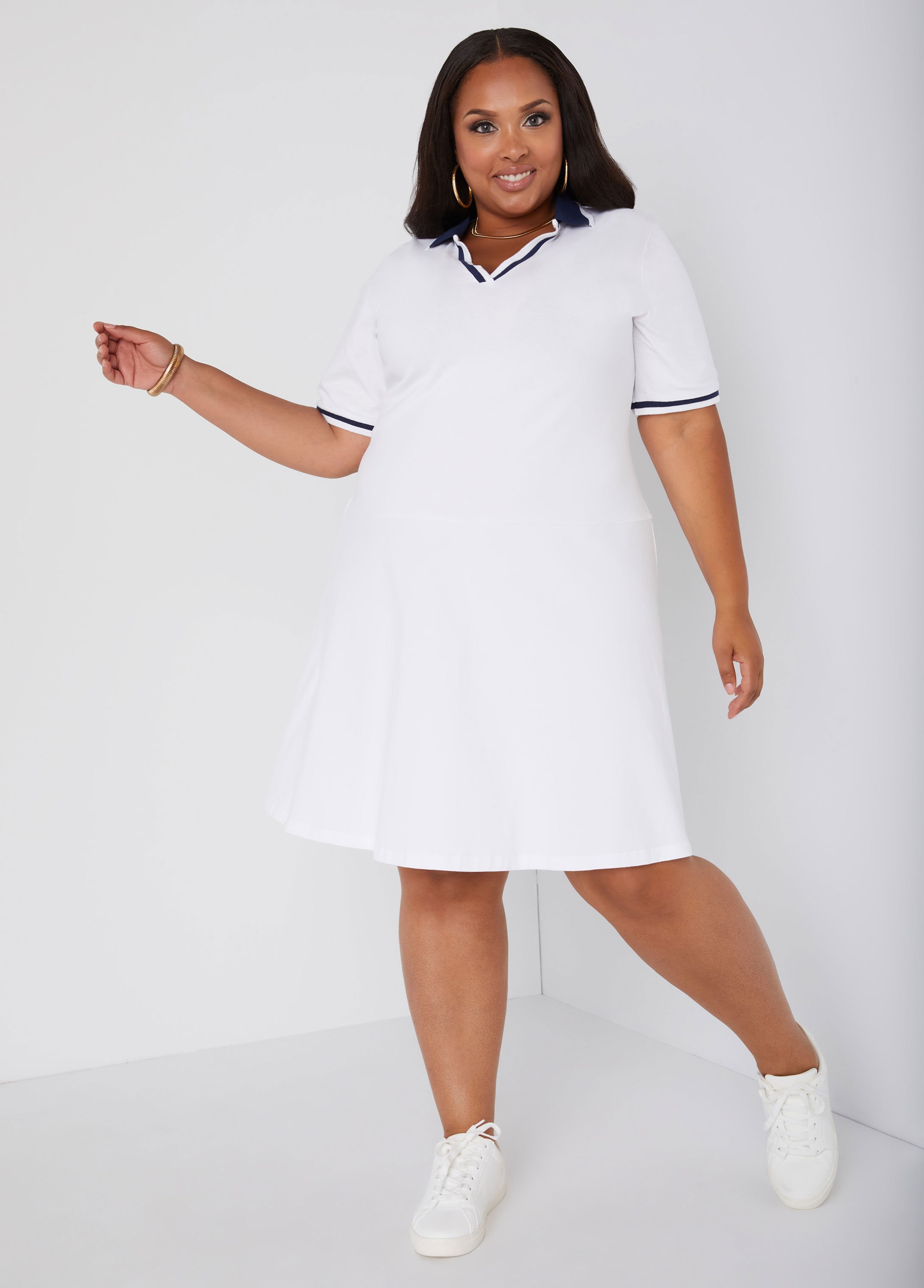 Plus Size Tennis Dress Plus Size Polo Dress Plus Size Trendy Dress