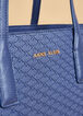 Anne Klein Logo Embossed Tote, Navy image number 2