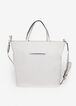 London Fog Birming Corduroy Tote, Ivory image number 1