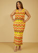 Plus Size chevron knit dress plus size maxi dress fashion dresses image number 0