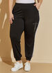 Faith Striped Joggers, Black image number 2