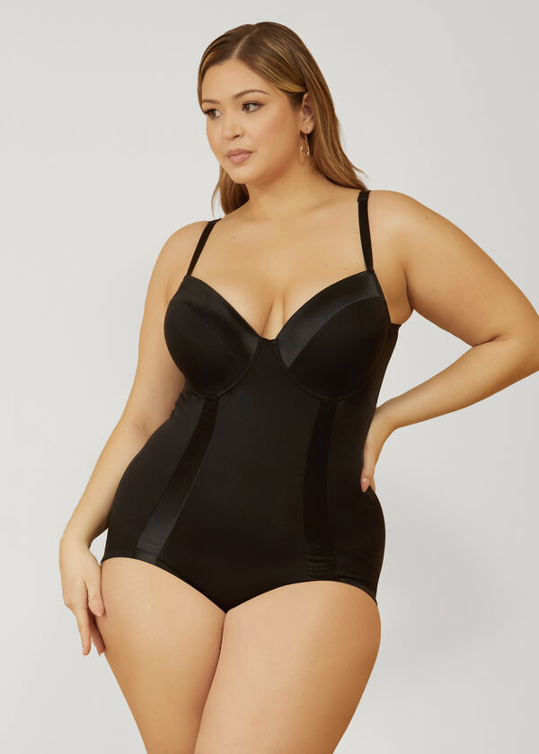 Medium Control Shaping Bodysuit, Black image number 0