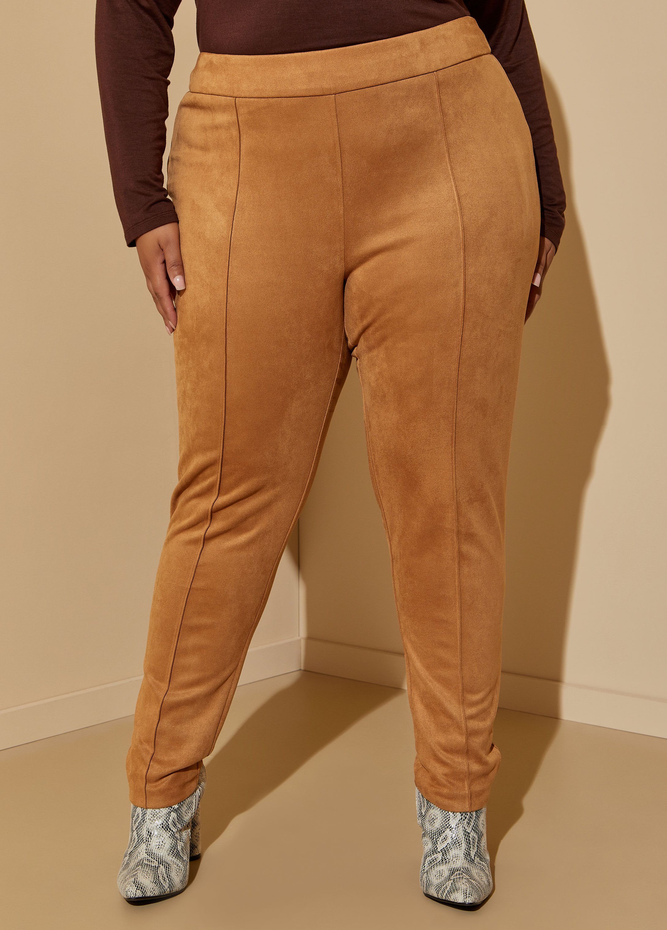 Vintage Suede Lowrise Trousers — THE NXCVINTAGE SHOP
