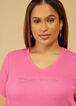 Bebe Crystal Logo Sleepshirt, Fuchsia image number 2