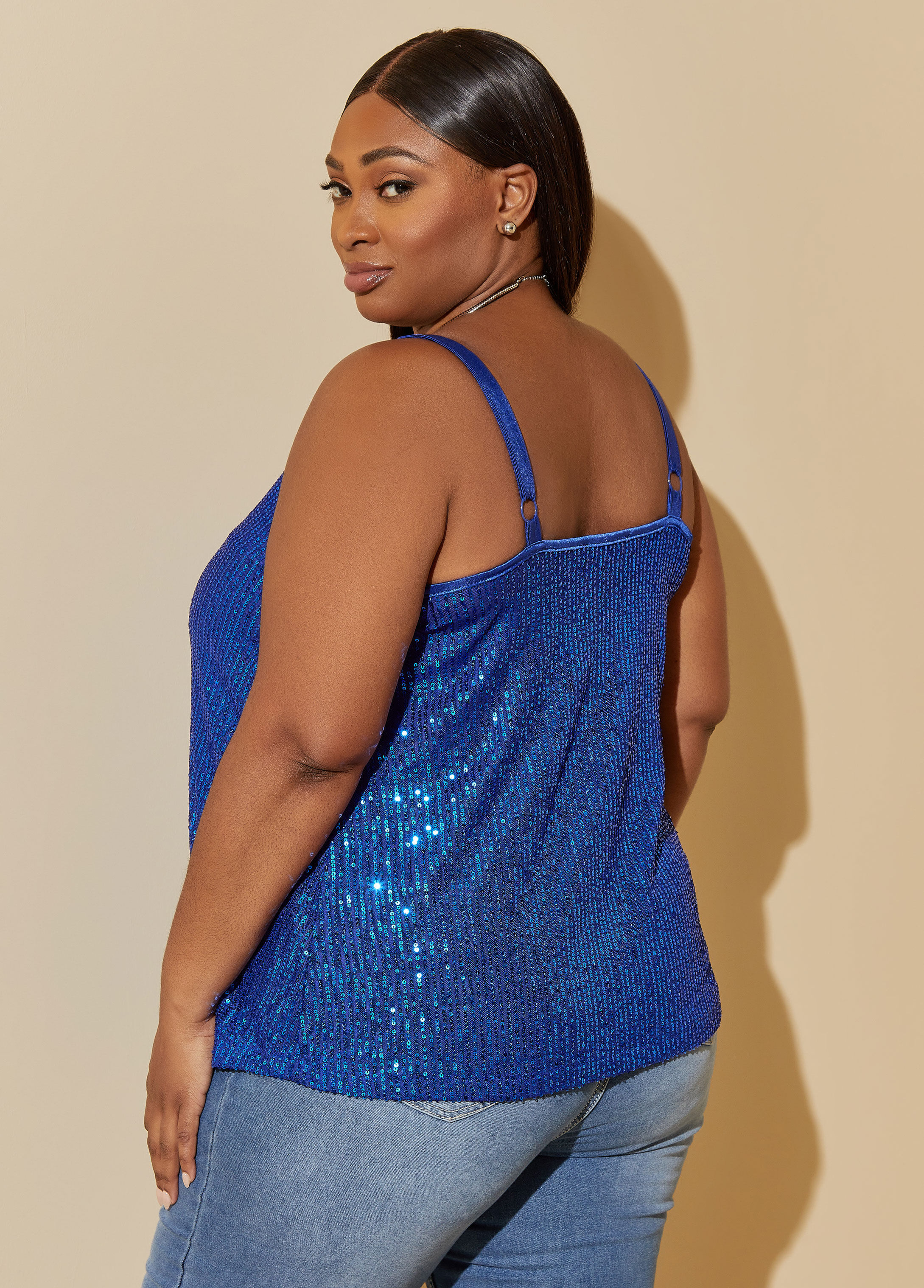 Plus Size holiday top plus size sleeveless top plus size party tops