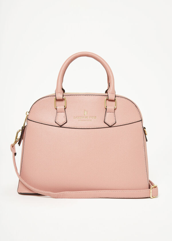 London Fog Apres Dome Satchel, Mauve image number 0