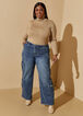 High Waist Cargo Jeans, Blue image number 3