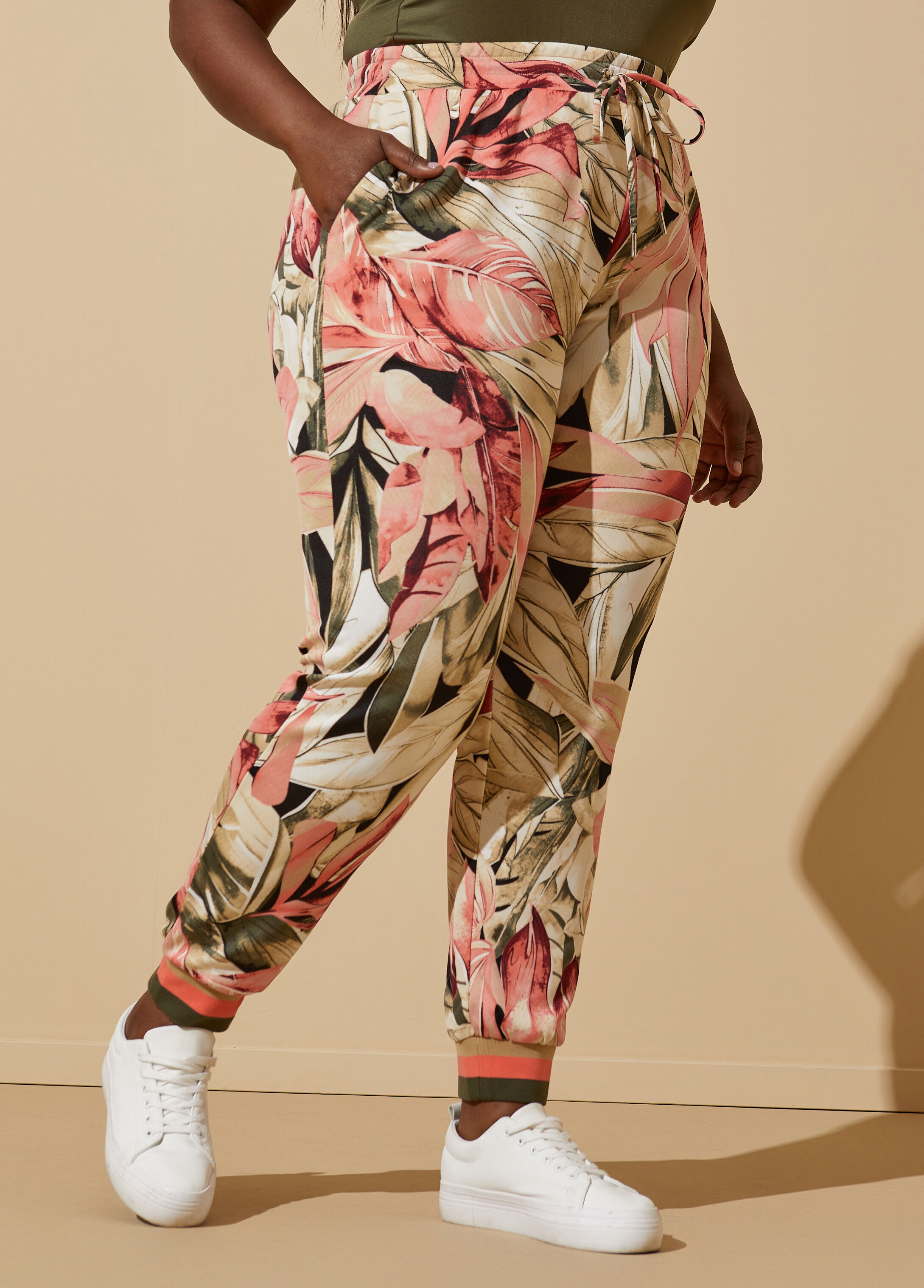 White Print Jogger Pants - Selling Fast at Pantaloons.com