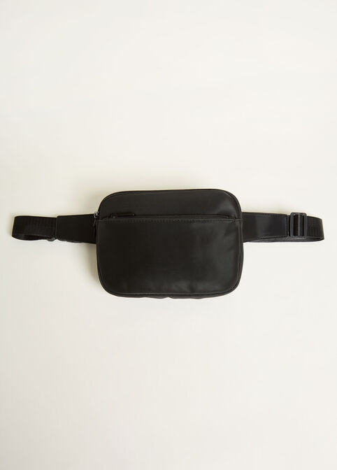 Twill Belt Bag, Black image number 0