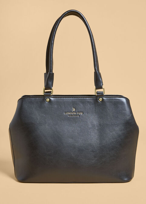 London Fog Poppy Tote, Black image number 0