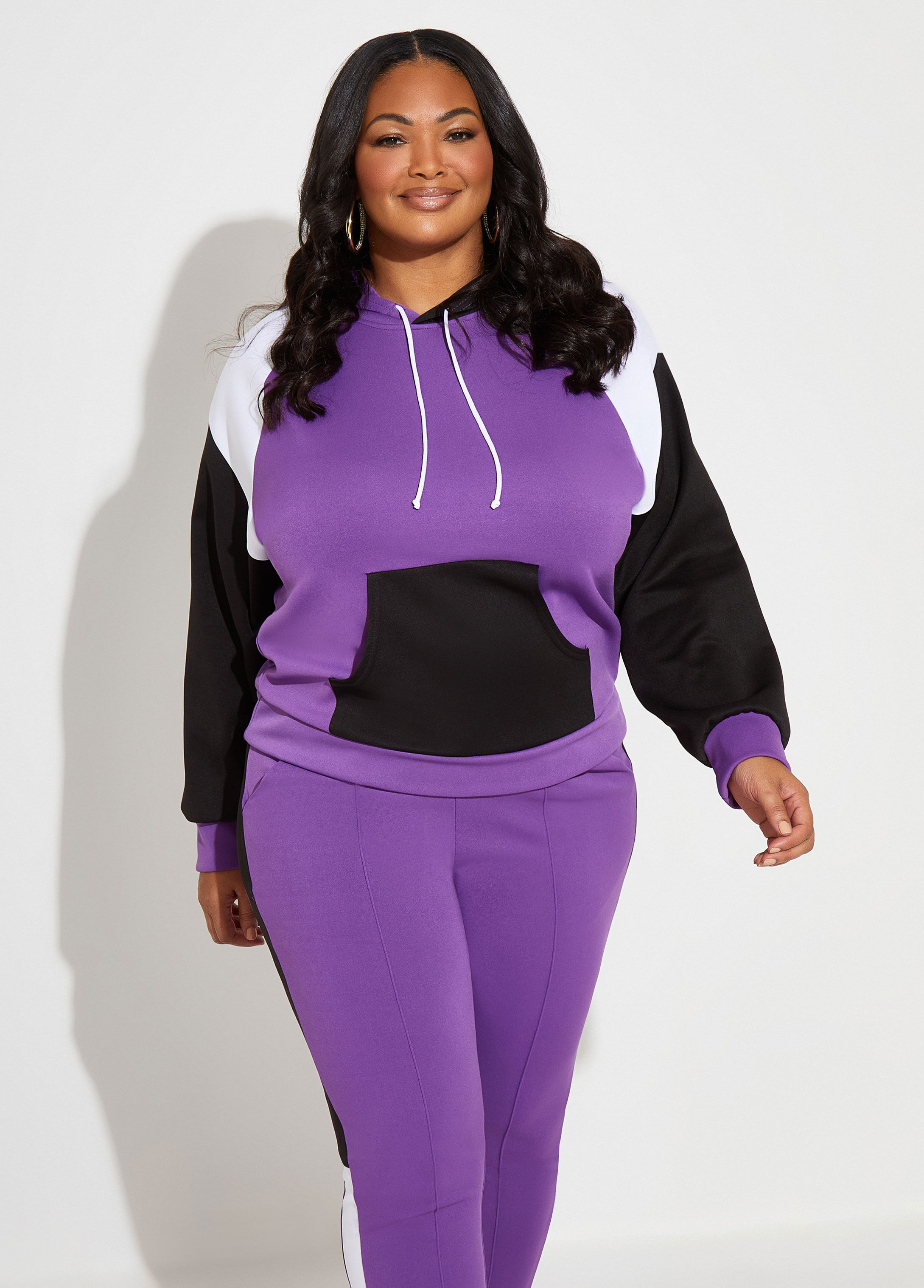 plus size track suit