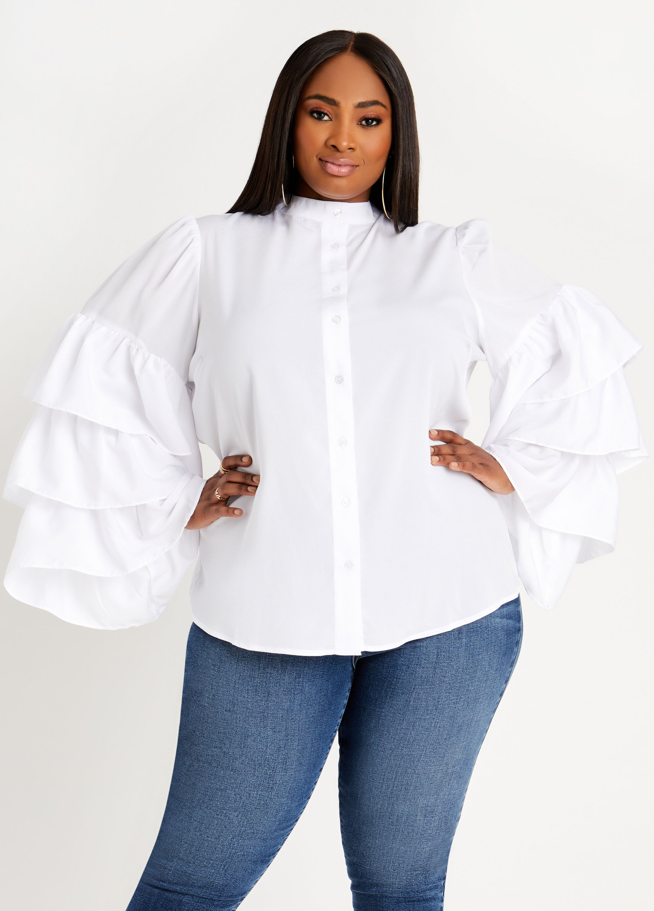 ashley stewart blouse