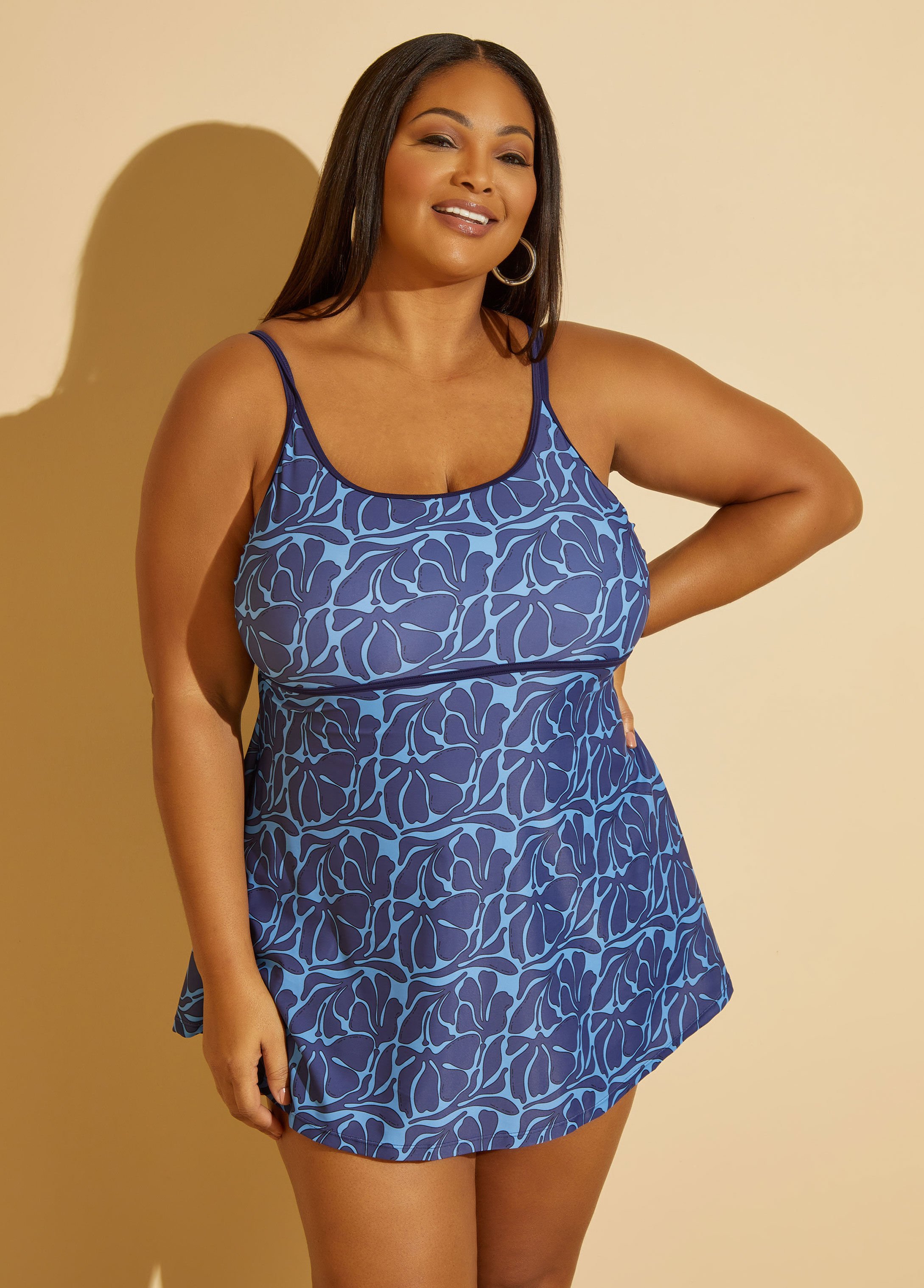 Noon Swim Floral Swimdress