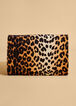 Studded Animal Clutch, Brown Animal image number 2