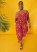 Strapless Printed Jumpsuit, Multi image number 0