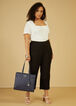 Anne Klein Saffiano Tote, Navy image number 4