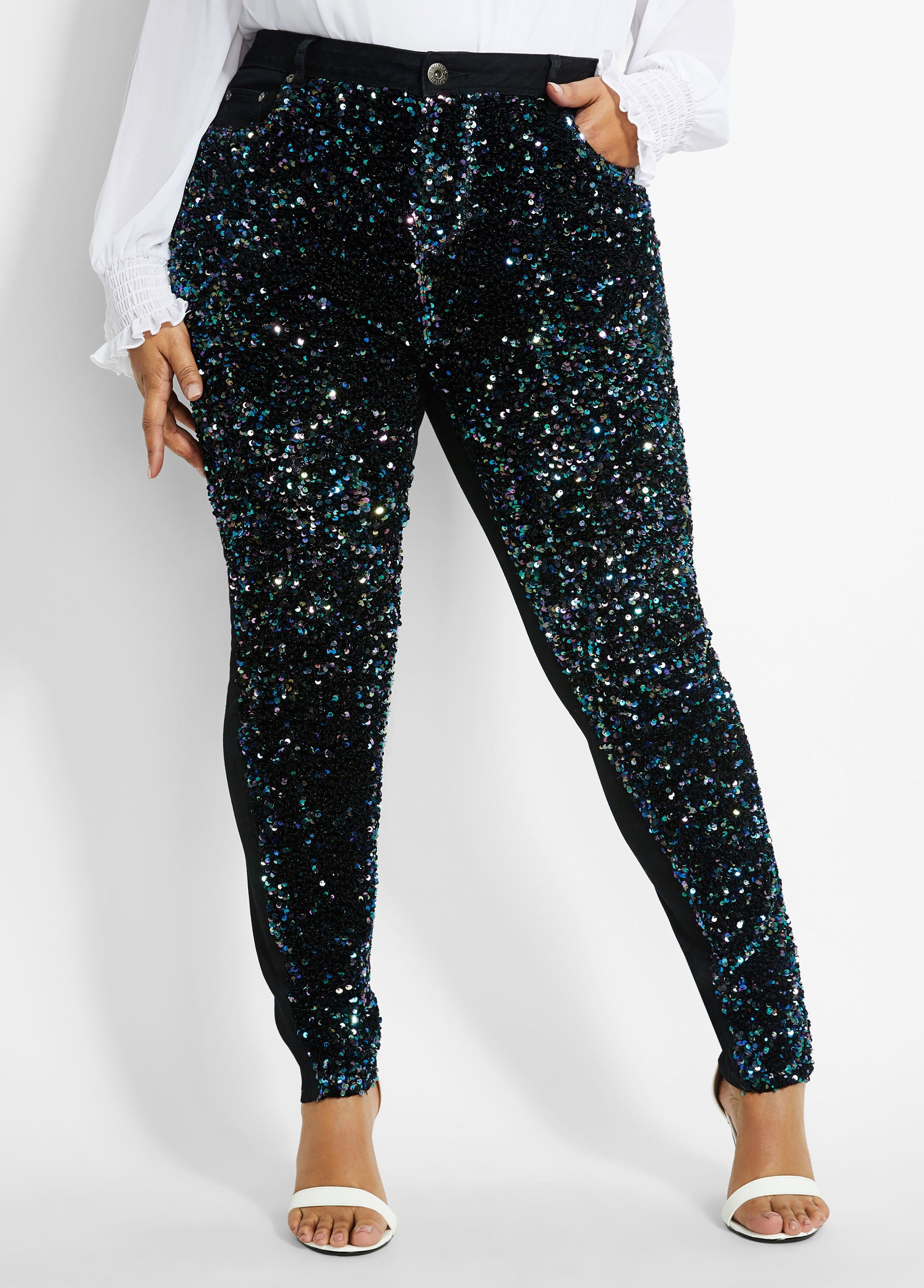 Gardy Embellished Leggings- GD-7121 | IC Collection | Unique Apparel