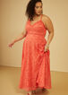 Corded Lace Maxi Dress, LIVING CORAL image number 3